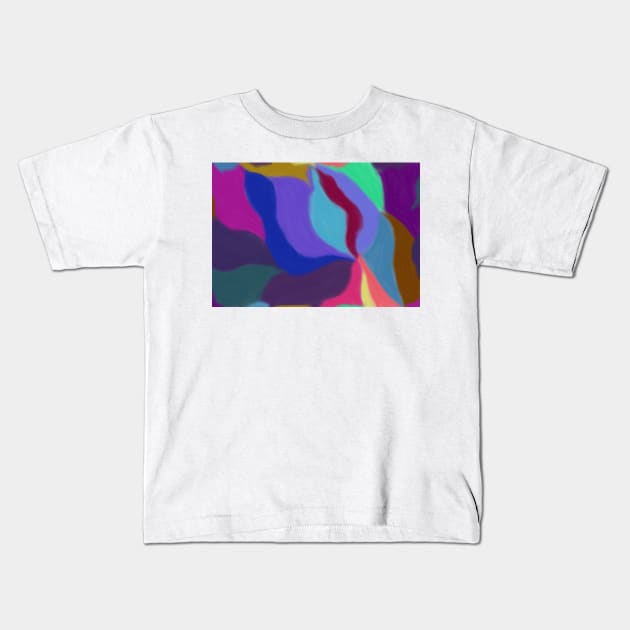Rainbow patchwork Kids T-Shirt by system51